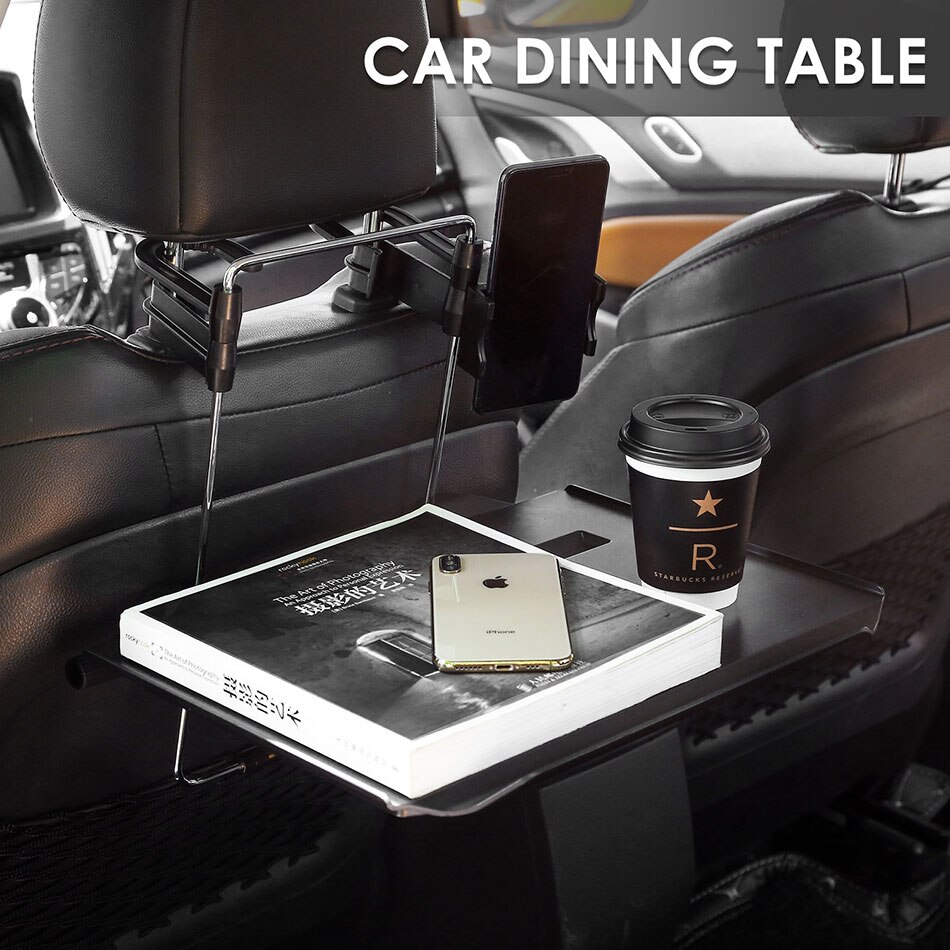 Universal Food Tray Folding Dining Table in Car Laptop Desk Notebook Stand Pallet Folding Table Auto Interior Dining Table