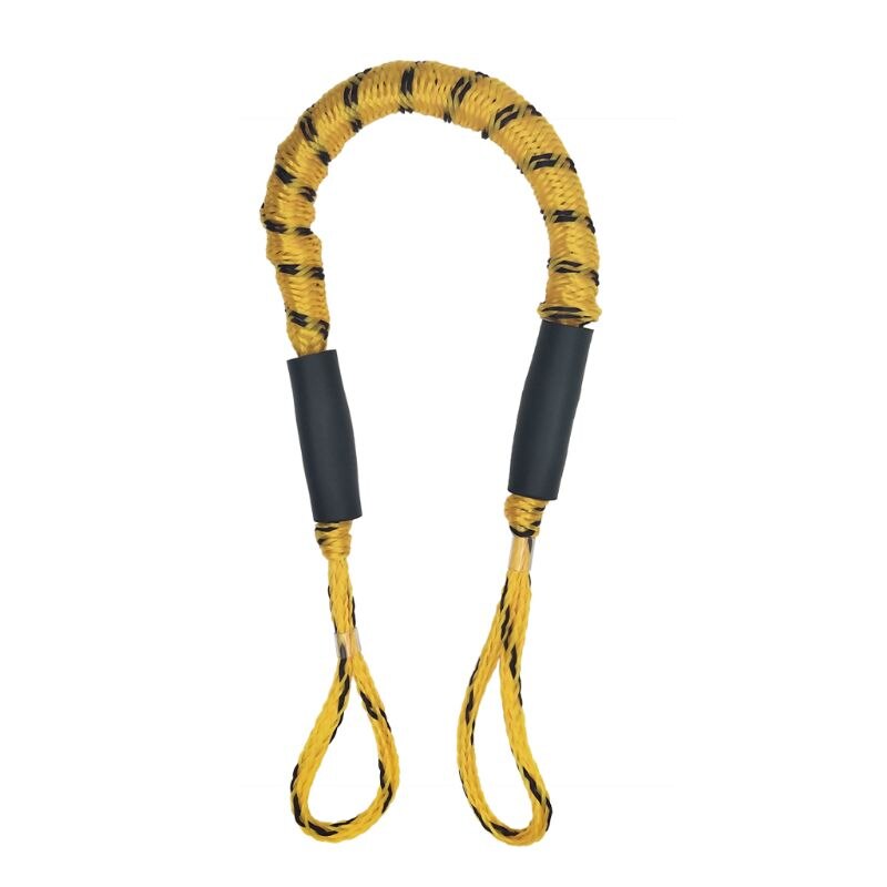 Corde élastique ligne d'amarrage corde d'amortisseur bateau taquet pylône amarrage étirement coulisse ajuster pour bateaux Kayak