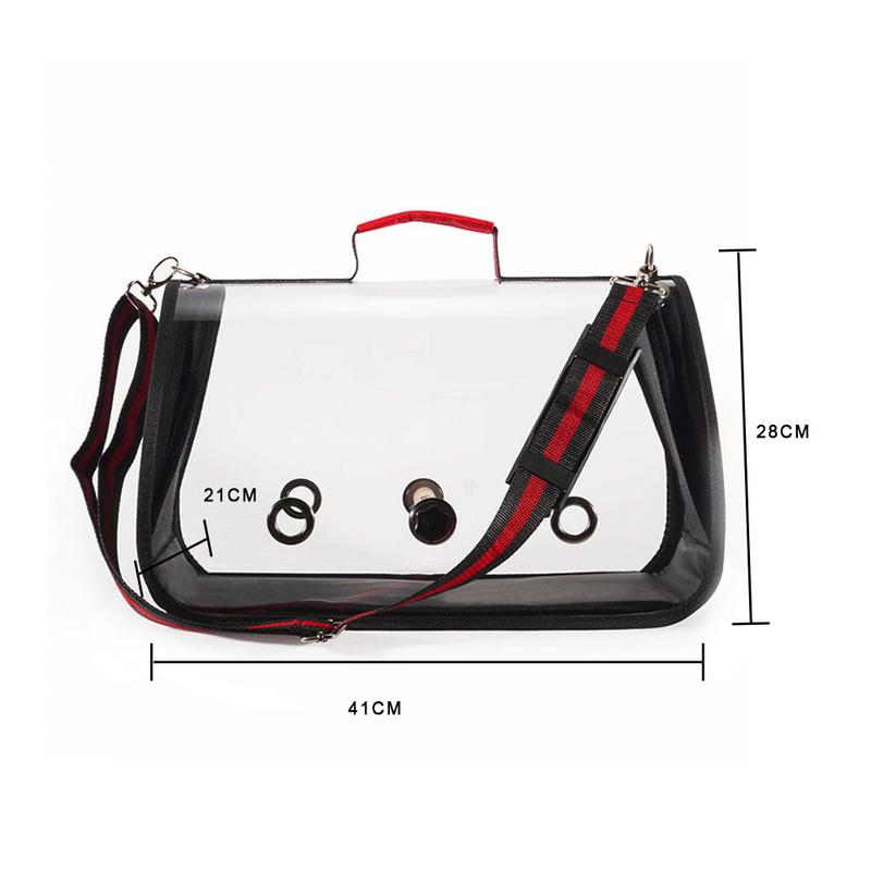 transport na zewnątrz transport klatka dla papugi akcesoria dla ptaków pcv przezroczysta oddychająca torebka papuga Dropshipping