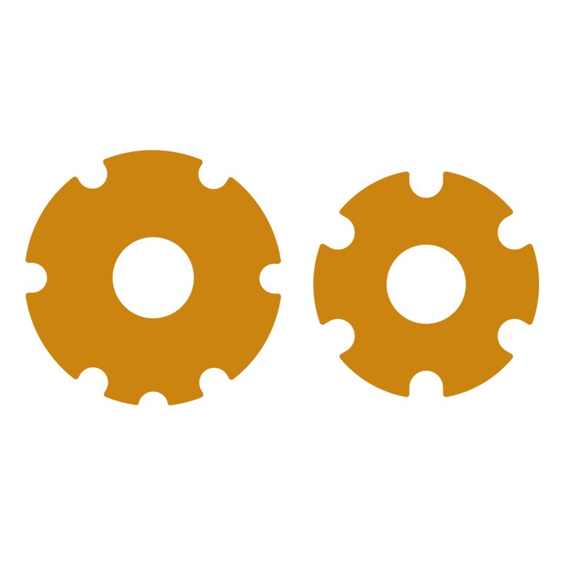 1Pair Scooter Front Wheel Sticker Motor Protective Cover Shell Kick for M365 Pro: Yellow