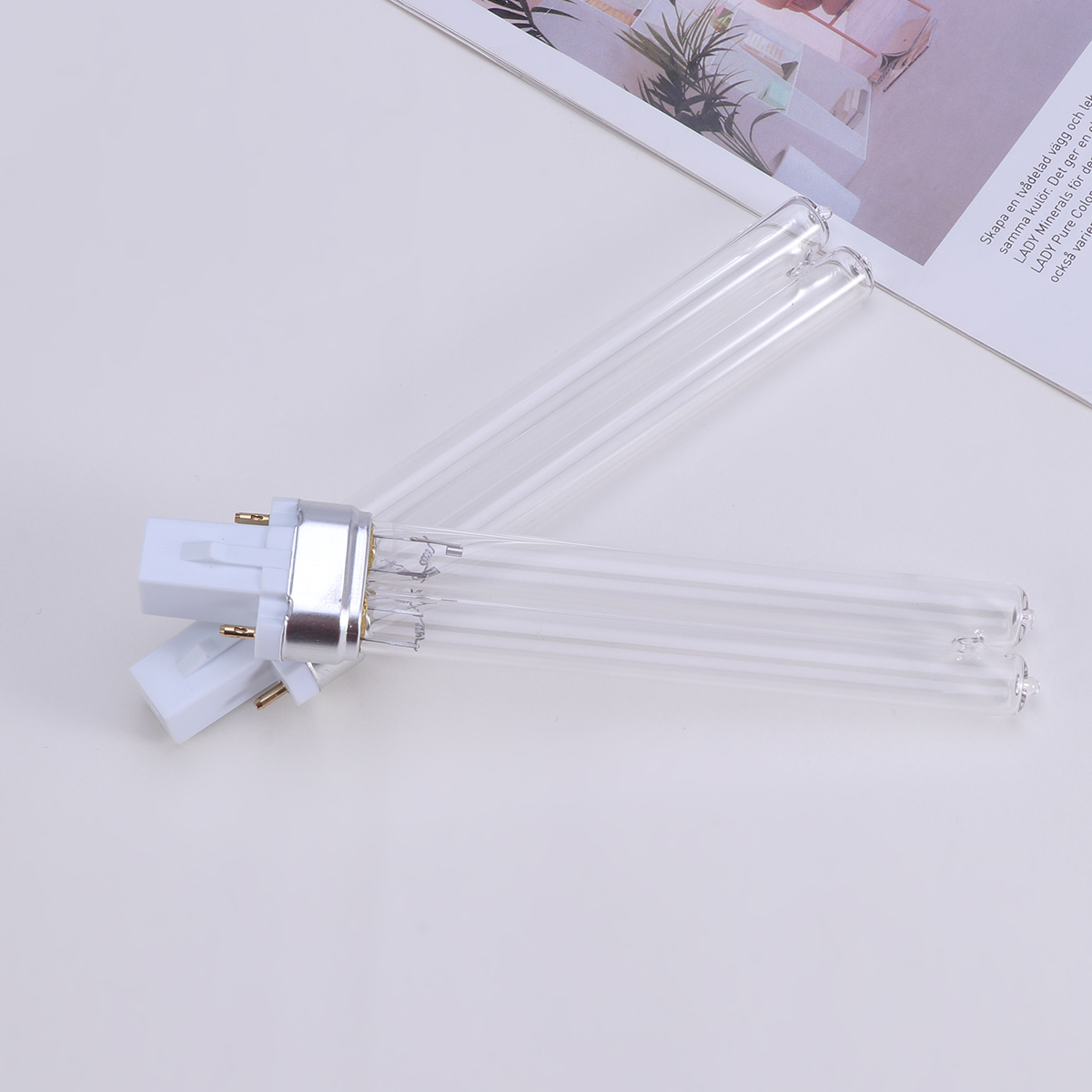 2 pièces 11W lampes ampoules UV pour aquarium (Base de lampe G23) stérilisateur uv lampe uv