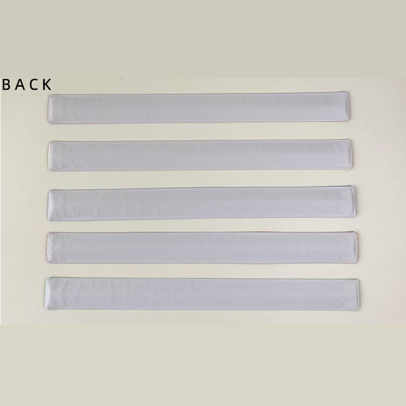 10 stk 41cm reflekterende armbånd armbånd cykelbind bukser benrem slap band tape til løb ridning sikkerhed synlighed