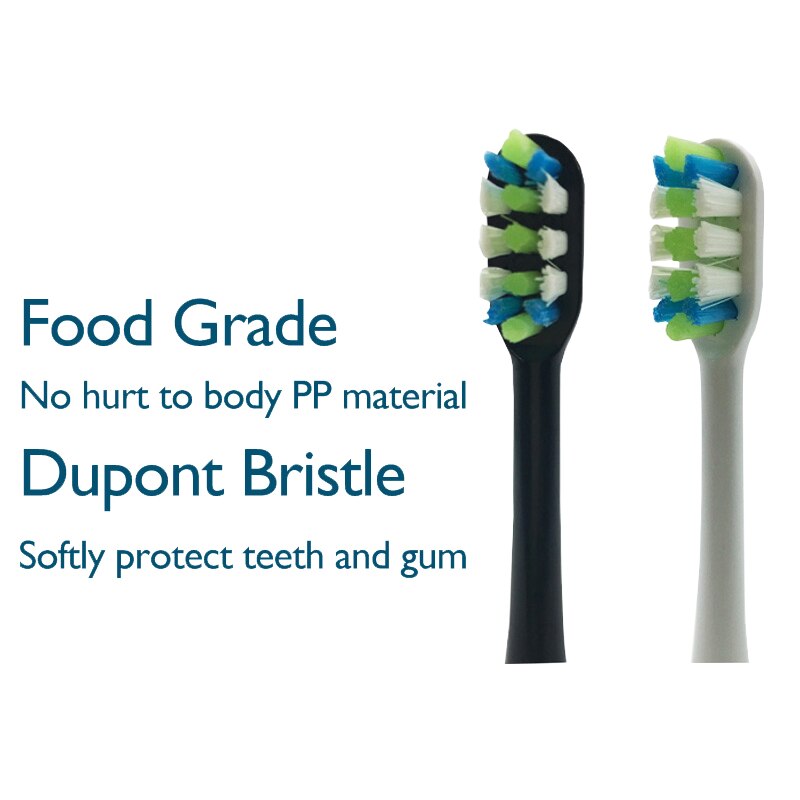 2/3 PCs Replacement Toothbrush Heads Independent hygienica Packed With Cap Compatible With SOOCAS X3 SOOCARE Electric Toothbrush