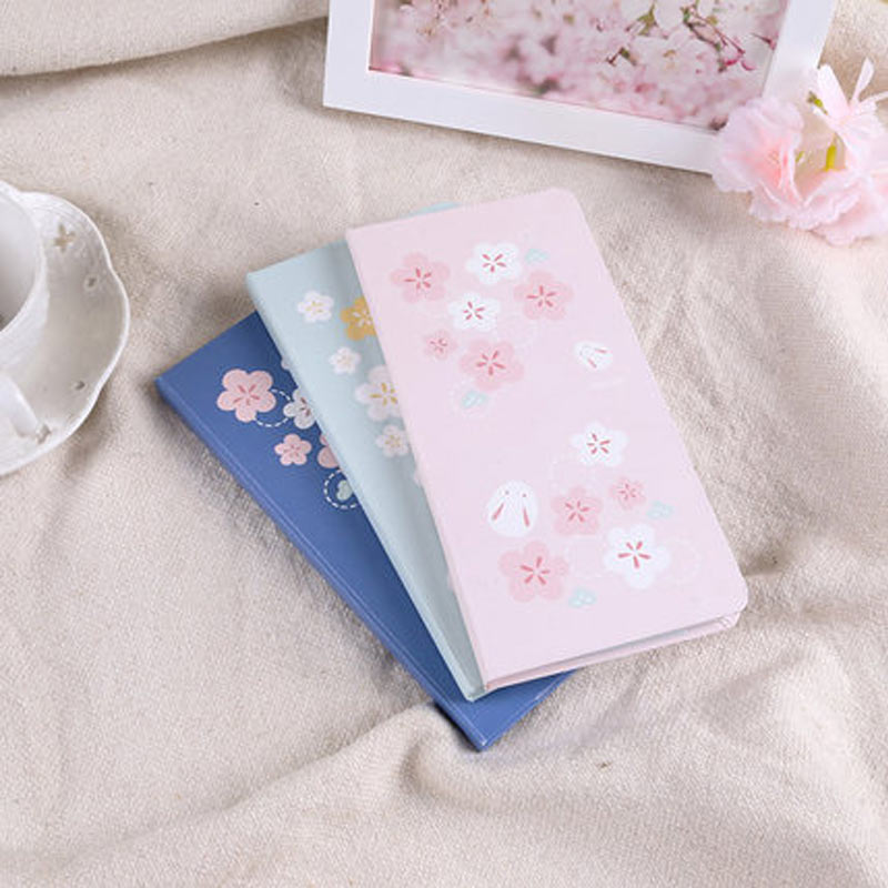 Kinbor Blue Pink Cherry blossoms Spring Week Planner Weeks Notebook Monthly Weekly Agenda Planner Organizer Journals