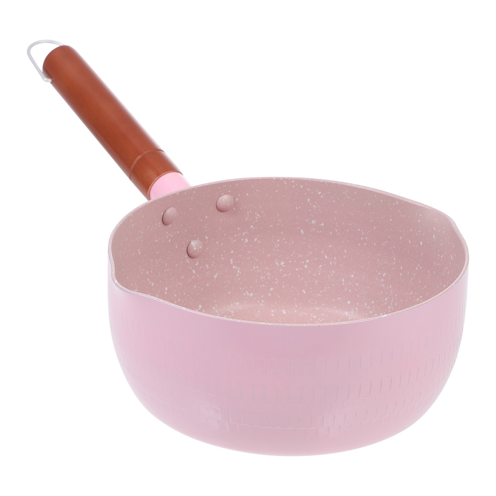 Aluminium Soup Pot Baby Complementary Food Pot Practical Cooking Pot Stock Pot: Pink