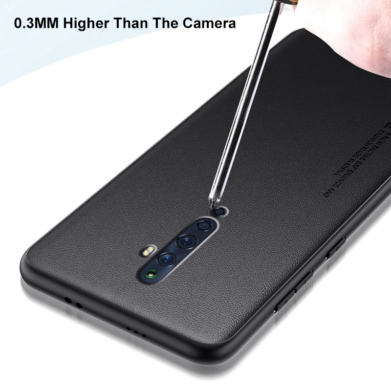 Husă de lux din piele pu pentru oppo reno 2 z 2z 2f reno 2 , husă de protecție din silicon pentru oppo reno 10x zoom renoz coque