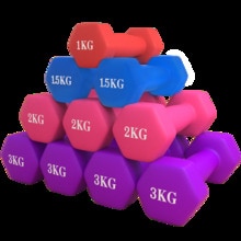 10KG Hex Matte Dumbbell Set Home Fitness Exercise Training Dumbbells