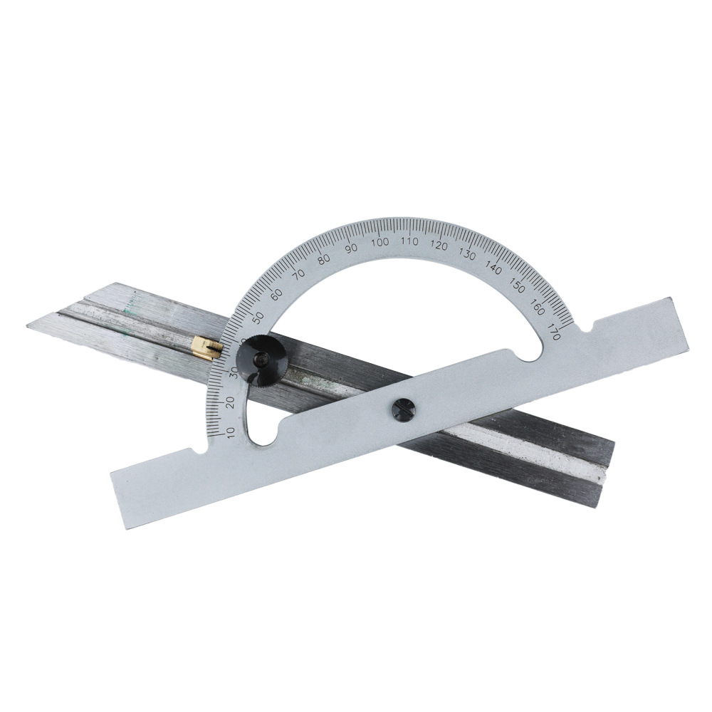 10-170 Metalen verstelbare gradenboog Hoekmeter Gereedschap Metalen remklauwen Meetinstrumenten: WIT