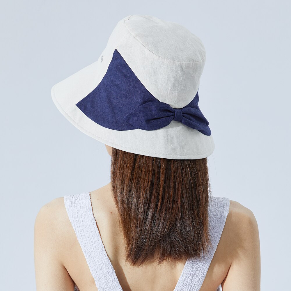 Ohsunny Zomer Vrouwen Zon Hoeden Grote Brede Rand Met Nek Flap Upf 50 + Zon Bescherming Verstelbare Opvouwbare Ademend Zachte zonnehoeden: Beige Blue