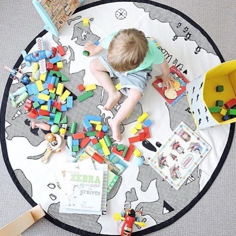 Rond speelkleed voor babies van Bloomingville met wilde dieren. Leuk! - BRIC.Living Rond speelkleed voor babies van Bloomingville met wilde dieren. Leuk! - BRIC.Living