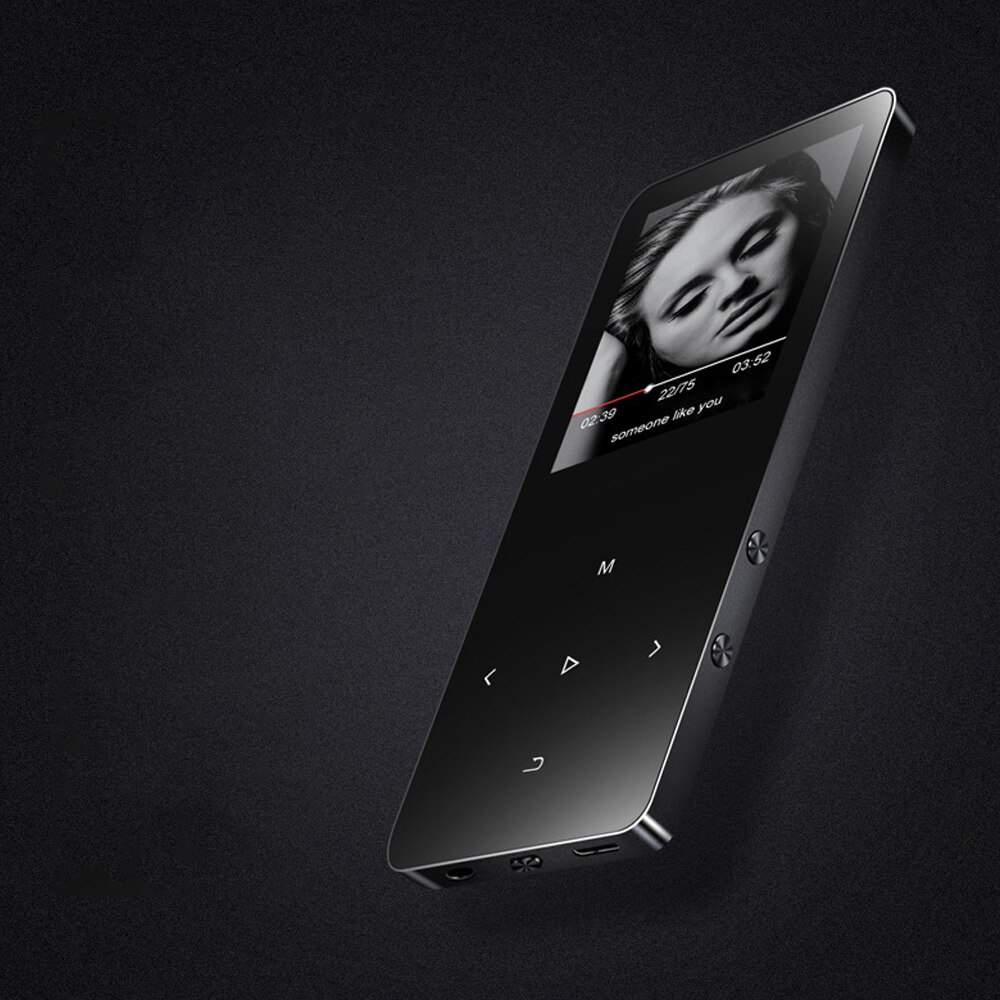 MP4 Player mit Metall Mp4 Player Portable Media Dünne 8GB Walkman Mit Touch Tasten 1,8 Zoll Bildschirm Fm Radio video Mp4