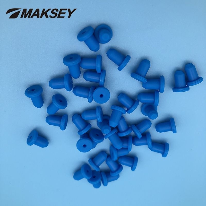 Maksey 10 stk beskytter gummipropper 4.3mm silikongummipakninger til blekkdeler t type plugg o-ringe pakning rund pung