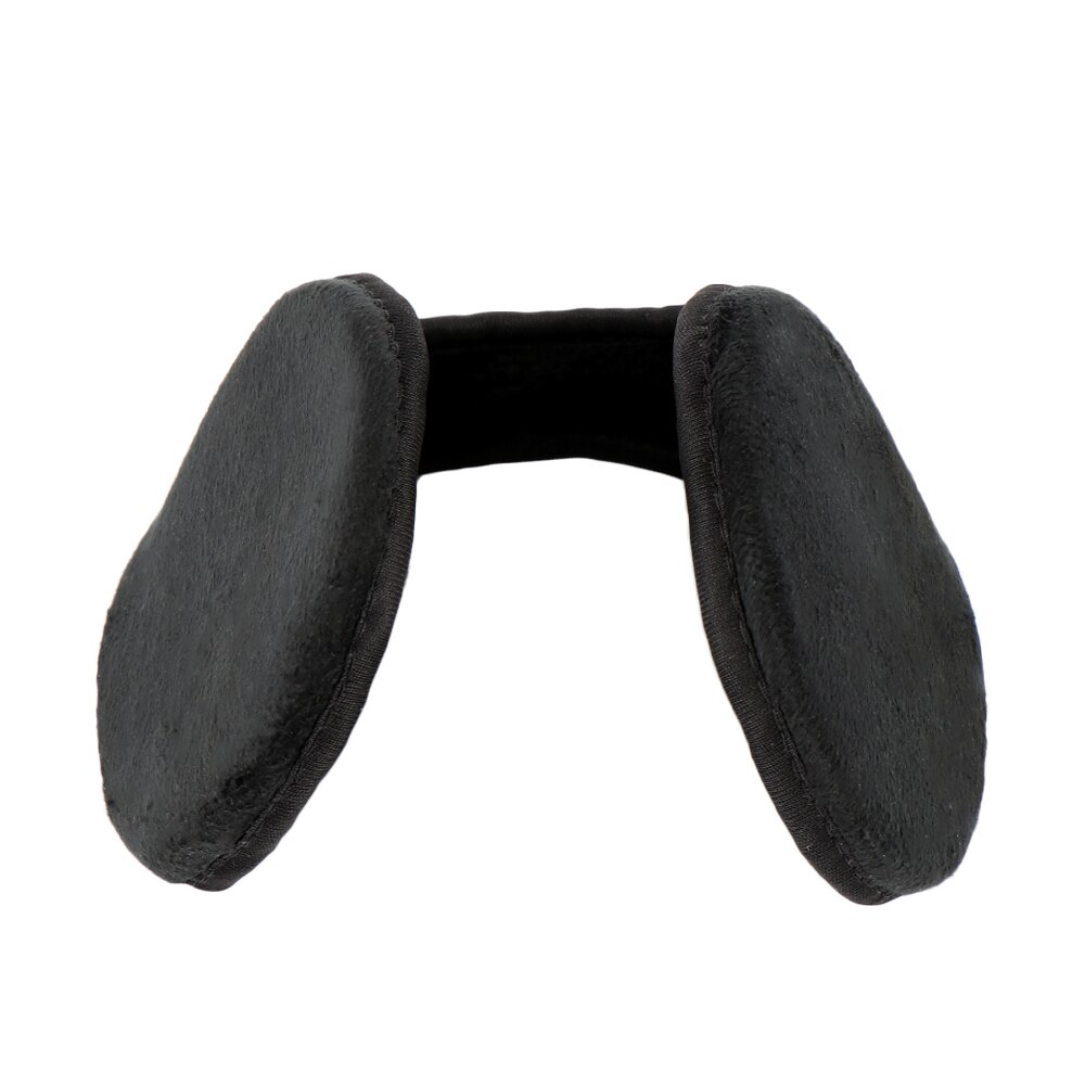 ¡Producto en oferta! Orejeras Unisex, orejeras negras, orejeras de lana, calentadores de invierno para las orejas, calentadores para las orejas para hombres y mujeres, de la cabeza