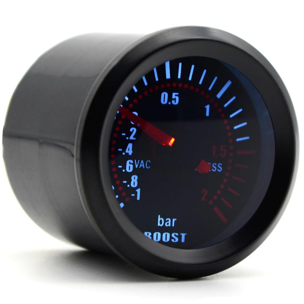 2" 52mm Digital Boost Bar LED Smoke Face Car Auto Bar Turbo Boost Gauge Meter With Sensor and Holder AD-GA52BOOSTBAR