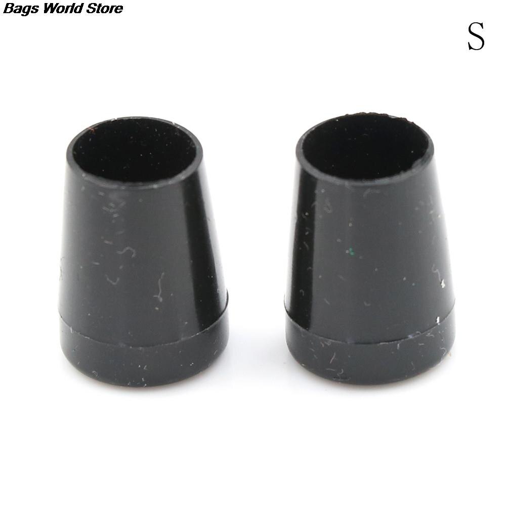 Couvre-chaussures Transparent pour danse latine, 4 tailles, bouchons de protection pour talons hauts, résistant à l'usure, pour mariage: Black S