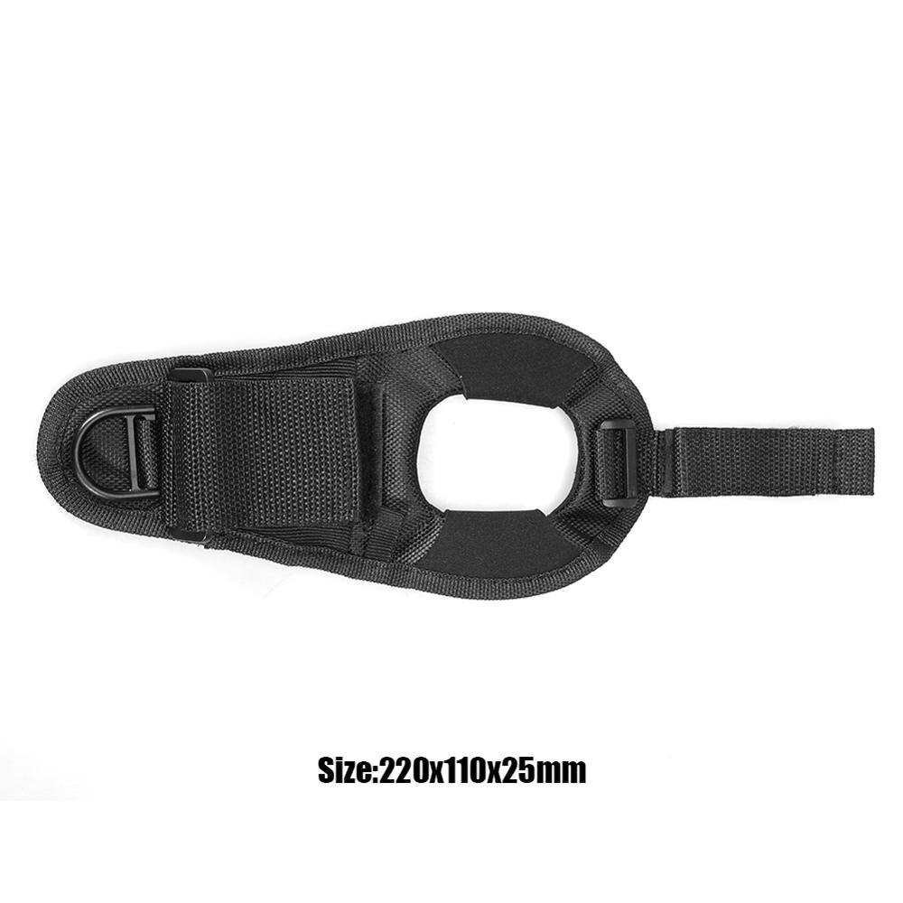 Diving Flashlight Glove Underwater Torch Hand Free Light Holder Nylon Glove gloves Adjustable Soft Black Neoprene Wrist Strap: Default Title