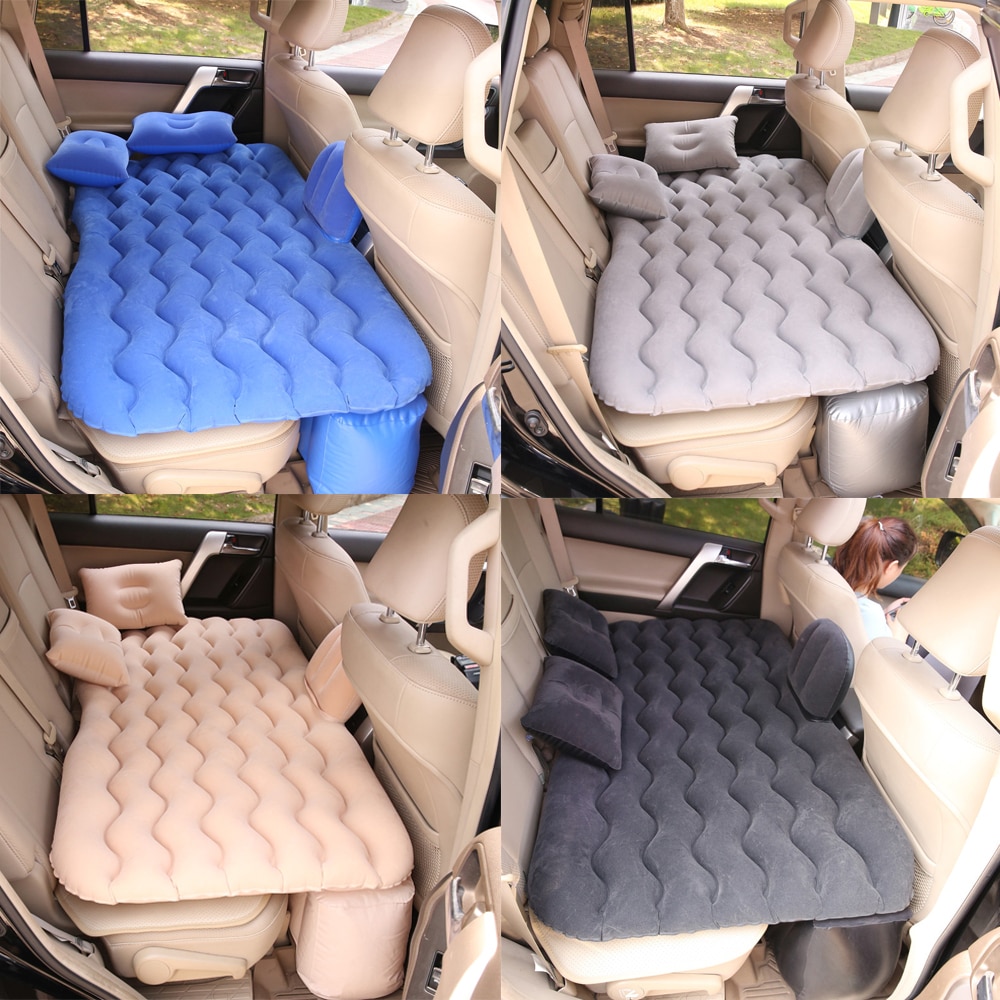 Matelas gonflable à Air pour voiture, lit de voyage, canapé, siège arrière, oreiller, tapis de Camping en plein Air, coussin universel pour camion SUV