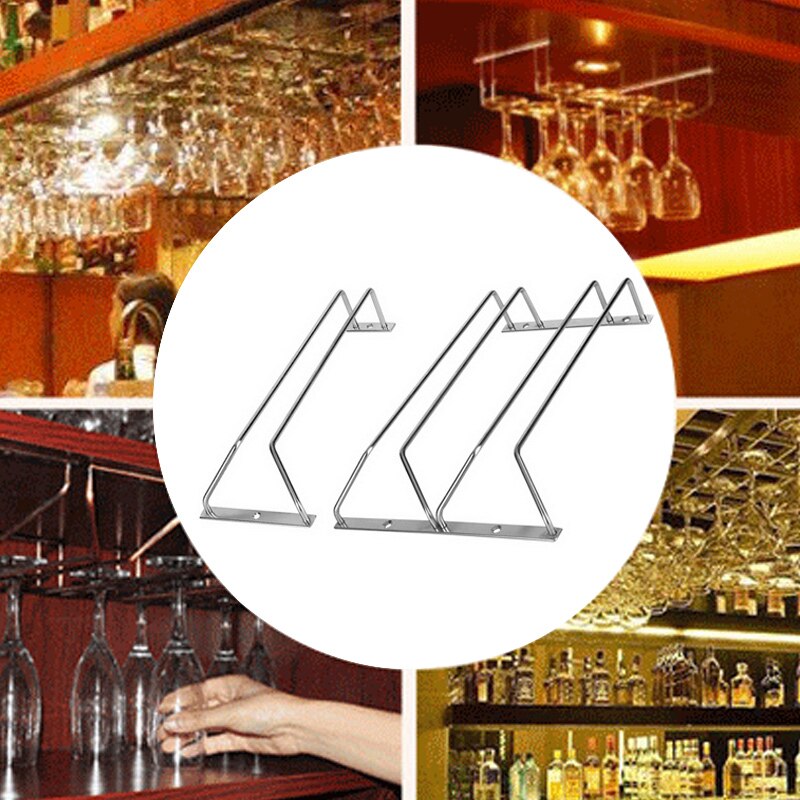 Nyttigt rustfrit stål vin rack glasholder hængende... Grandado