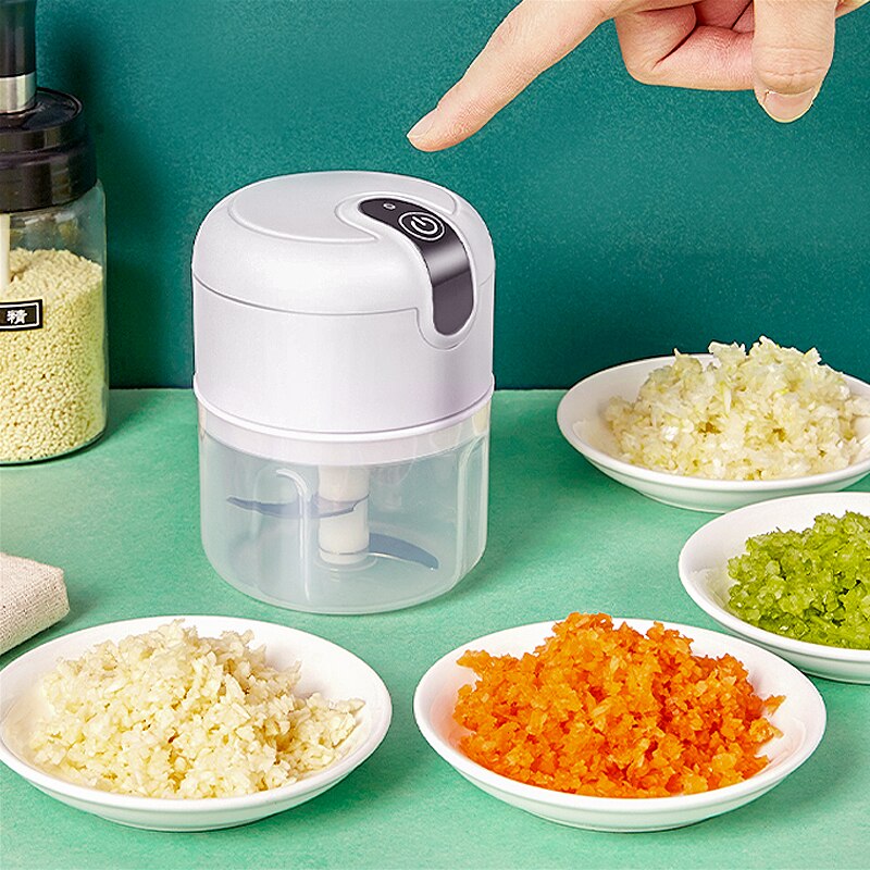 Knuser maser maskin hvitløk hakker usb kjøttkvern mini grønnsakshakker food prosessor blender kjøkkenverktøy kjøttkvern