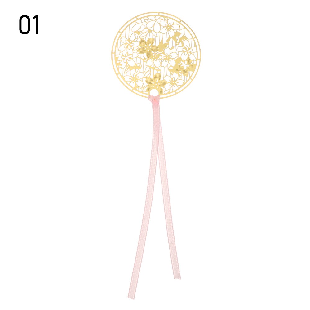 1PC Metal Butterfly Bookmark Ribbons Long Tail Student Book Marker Kawaii Cartoon Bookmark Office School Stationery: 01