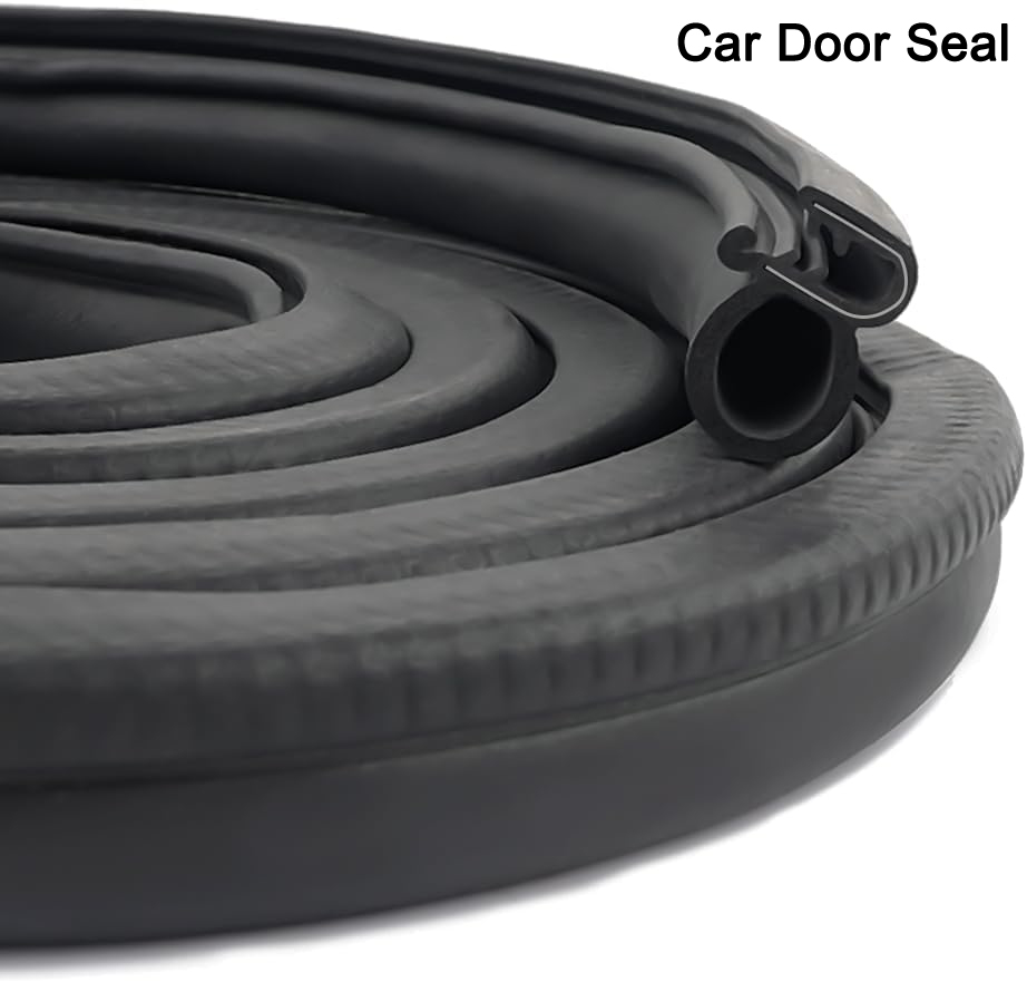Autodeur Rubberen Afdichtstrip 3 meter Universele Geluiddichte Afdichtstrips met Zijkant PVC Lamp voor Autodeur Boot Thuis Afdichtmiddelen