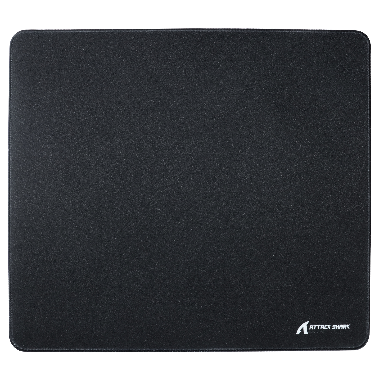 Duża podkładka pod mysz do gier Attack Shark eSport, teksturowana gładka powierzchnia, antypoślizgowa gumowa podstawa, szwy antypoślizgowe, 450x400x4mm: Black
