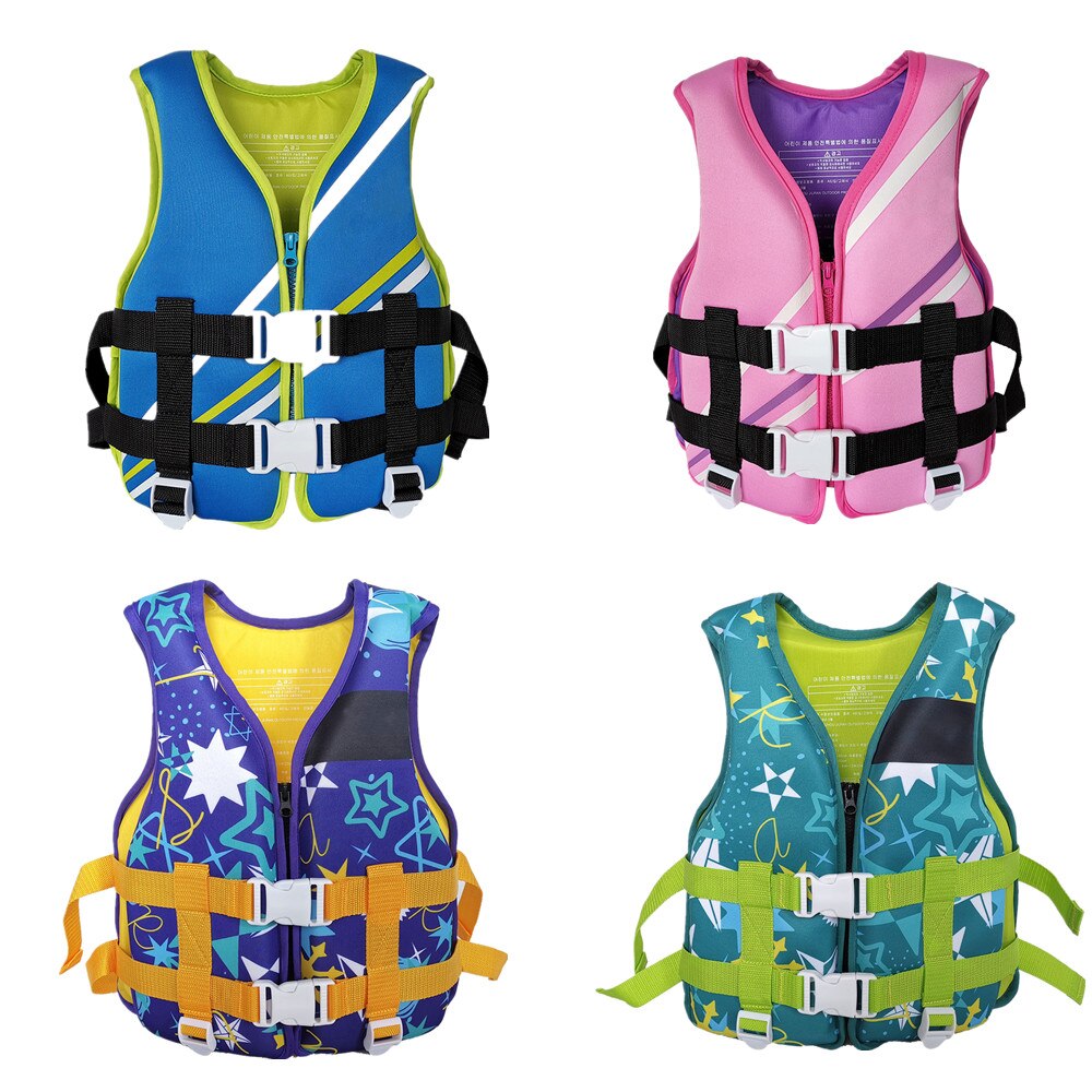 Kayak Leven Vest Sport Jacket Zwemmen Varen Ski Drifting Floatation Neopreen Zwemvest Kids Reddingsvest Water Sport