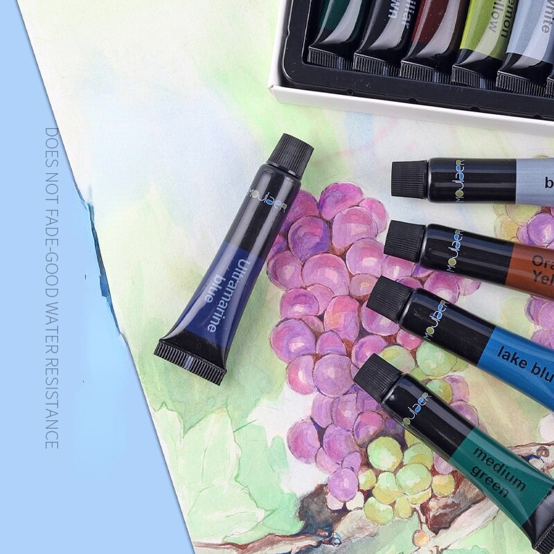 12 Colors 24 Colors 12ml Acrylic Paint Set Christmas Diy Handmade Graffiti Paint