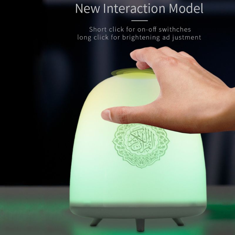 SQ906 LED touch Quran speaker RGB 8GB MP3 speaker night light lamp Intelligent Sound Quran Speaker