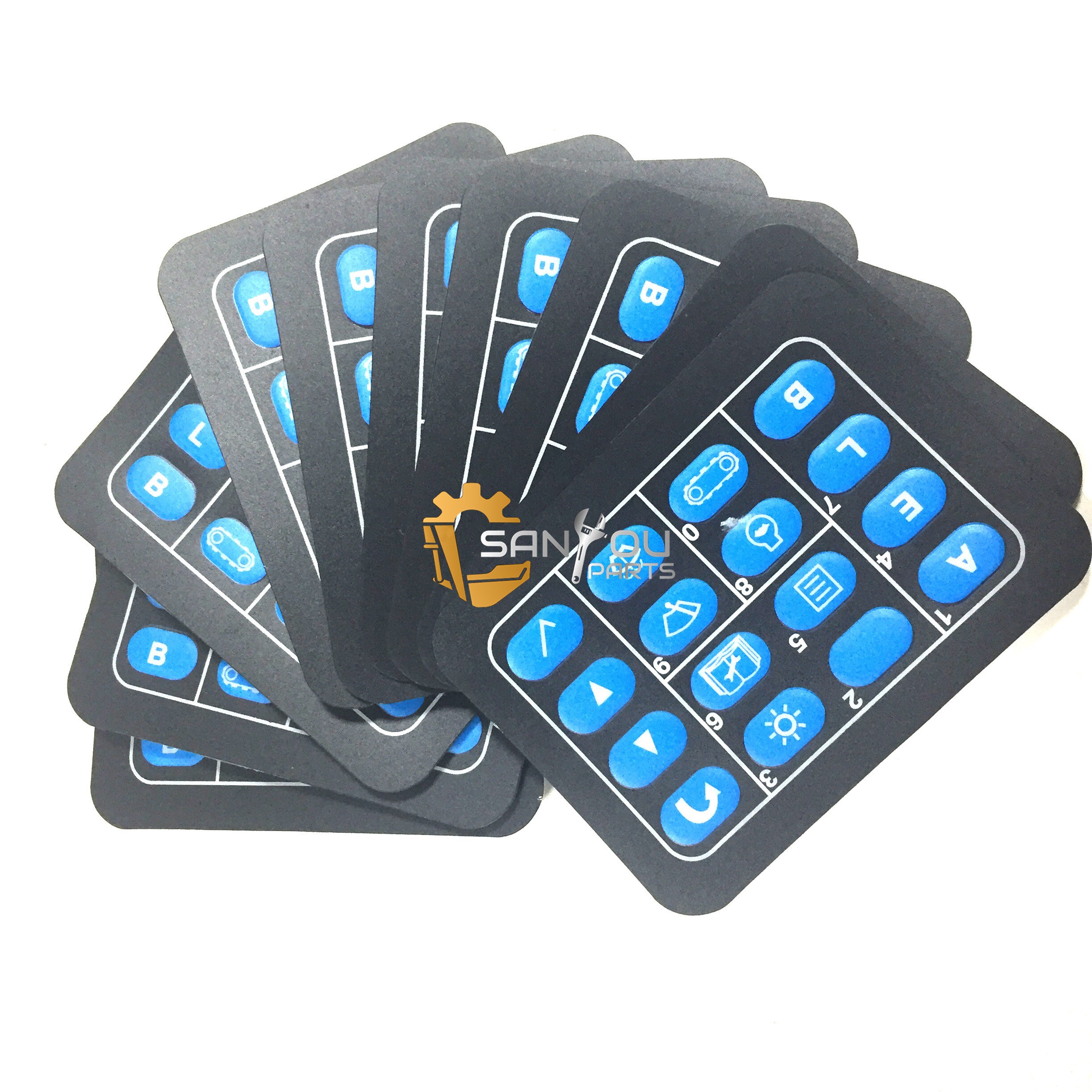 PC200-7 sticker PC200-7 Monitor Keypad Stickers 7835-12-3007 monitor surface for Komatsu excavator