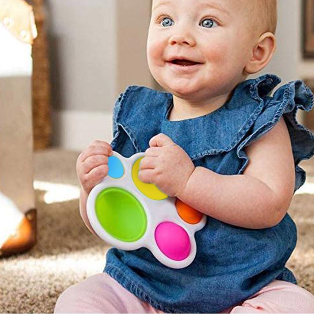 Infant Baby Toys Exercise Board Rattle Puzzle Colorful Intelligence Development Board Early Education Intensive Training#50