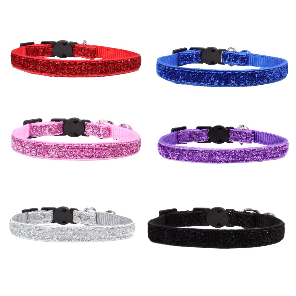 Veiligheid kat breakaway kraag baby hond kat kleur ID kraag katten puppy honden quick Release kraag ketting met bell