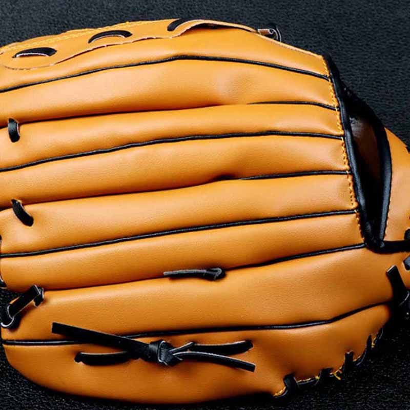 Guantes de béisbol impermeables de PVC para niños, adolescentes y adultos, gruesos, transpirables, guante de entrenamiento deportivo, lanzador de Softball, entrenamiento