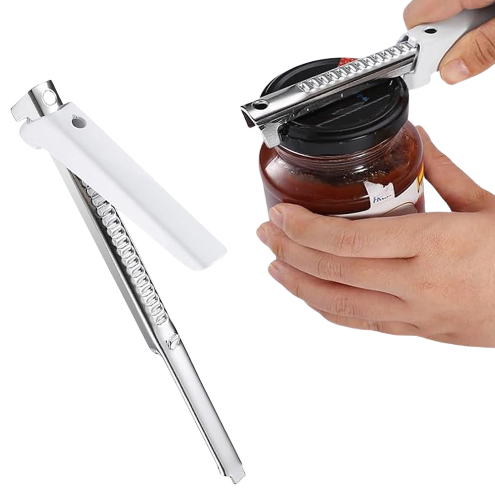 Electric/Manual Jar Opener Automatic Bottle Opener Battery Operated Tin Opener One Touch for Weak Hands for All Kinds of Jars: GRAY