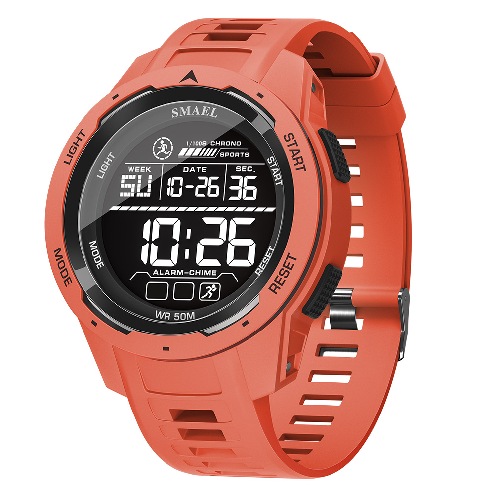 Smael Sport uhren Männer multifunktion Ale Wecker Silikon uhr Chrono Blaulicht Anzeige digitale junge Herren Armbanduhr: verrotten