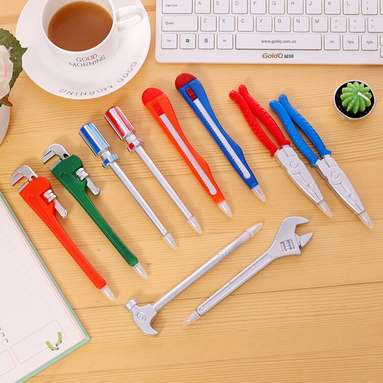 Rotuladores fluorescentes para estudiantes, herramienta de forma Kawaii, 1 Uds.