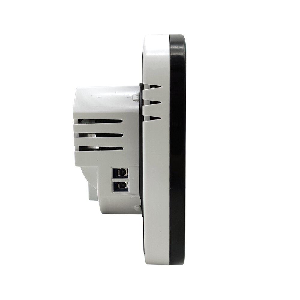Termostato redondo Wifi, BHT-001 de calefacción, pantalla negra, botón táctil, controlador inteligente de calefacción por suelo radiante, aplicación Tuya