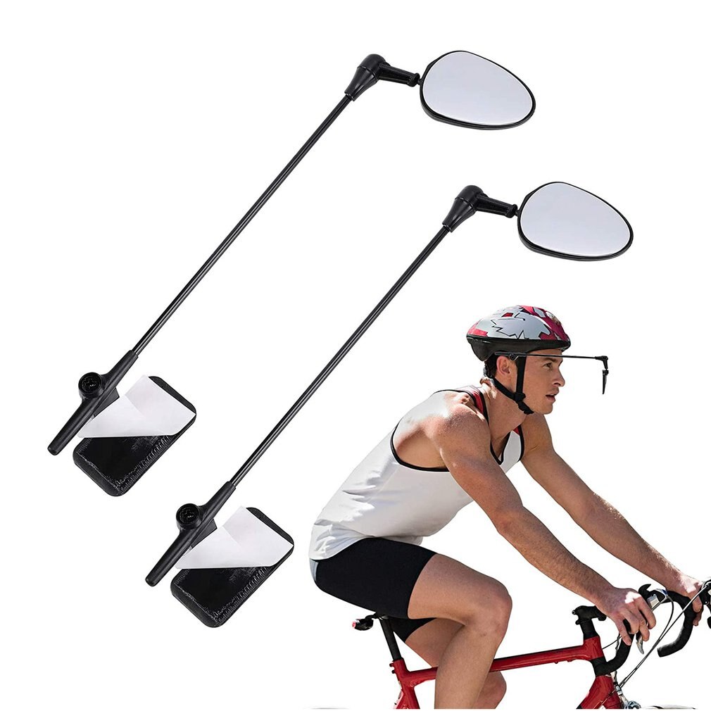 Fahrrad Helm Spiegel Leichte 360 Grad Fahrrad Helm Montiert Rückspiegel Fahrrad Radfahren Helm Spiegel 2 Pack: Ursprünglich Titel