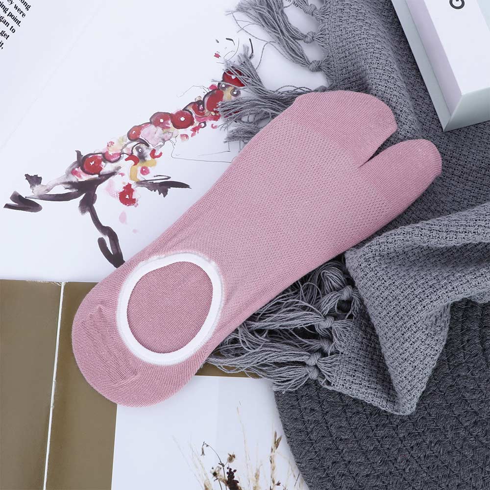 1 paar Lente Teen-splitting twee tenen Sokken Katoen Japanse Boot Sokken Vrouwen Print Twee Vinger Sokken Warmer grappige Sokken