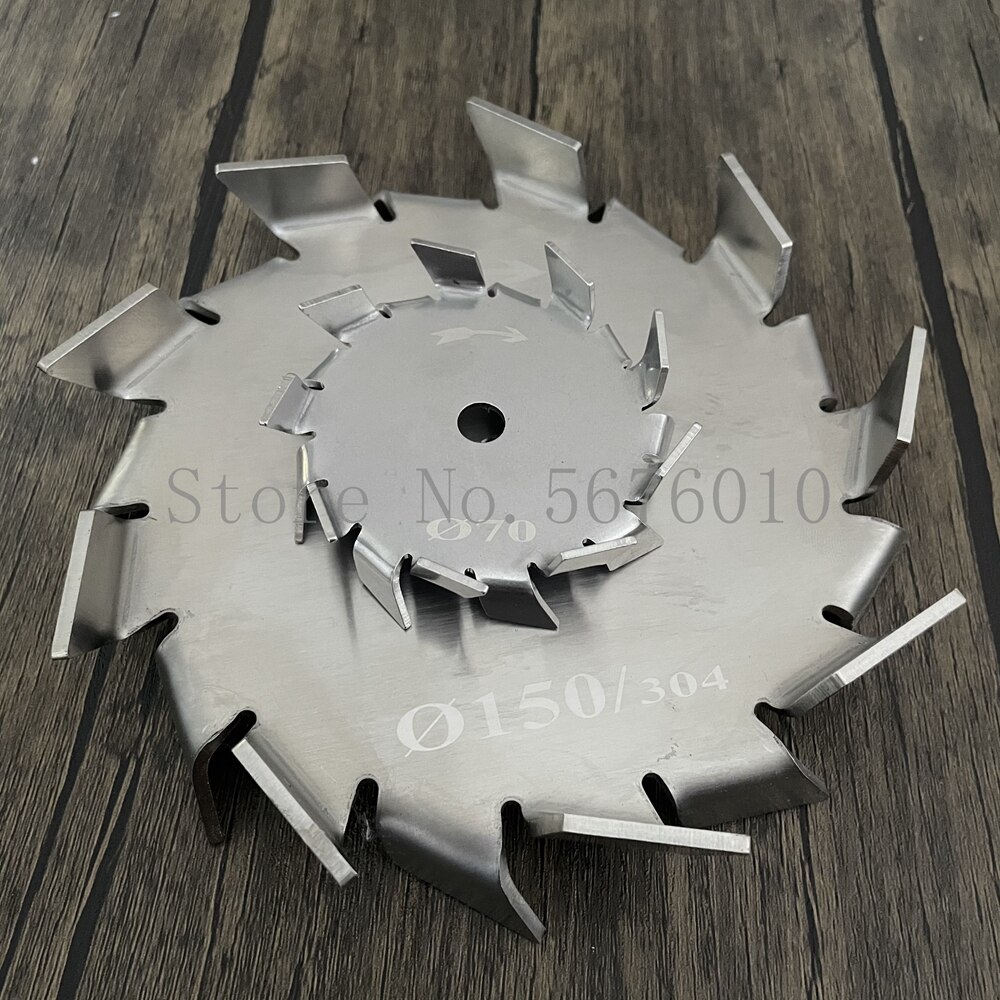 30mm-150mm stainless steel dispersion plate paddle dispersion disk dispersing machine blade with agitating stirring rod
