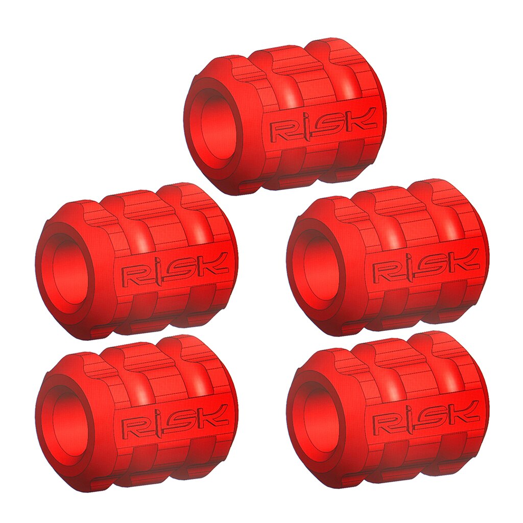5 Stks/set Bike Brake Shift Behuizing Covers Frame Protector Siliconen Fiets Kabel Mouw-Kleuren Selecteren: Rood