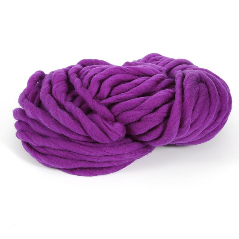 250g Super Bulky Arm Knitting Wool Roving Knitted Blanket Chunky Wool Yarn Super Thick Yarn For Knitting/Crochet/Carpet/Hats: N