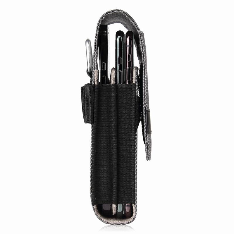 Mobile Phone 4.5-6.5 Inch Belt Waist Bag Holster For Samsung Huawei iphone 12 11 Pro Max XR Hook Hoop Wallet Purse Phone Pouch