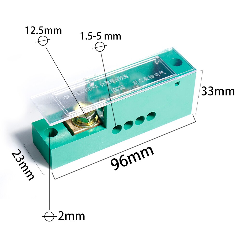 Row Terminal Block wiring Connector Bar Splitter Junction Box Retardant Metering Cabinet Quick Connect Shunt Distribution Case