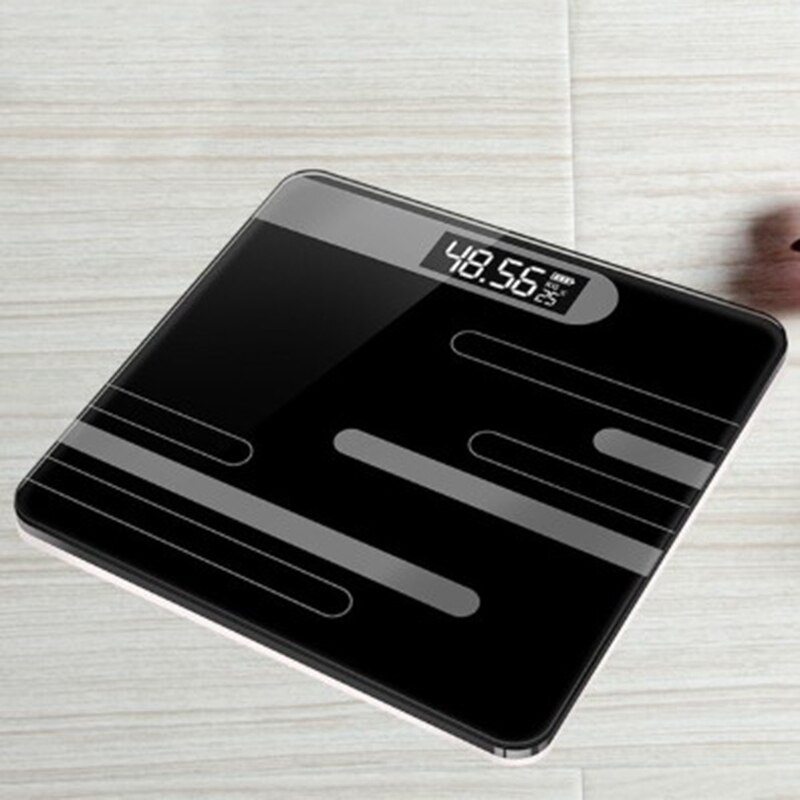 Bathroom Floor Humanscale Glass ligent Electronic Scale Usb Charging Lcd Display