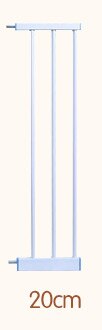 Puerta de Hierro de metal babysafe puerta de seguridad para bebés valla de aislamiento para mascotas 75-82cm de ancho Hong kong gratis: 20cm white