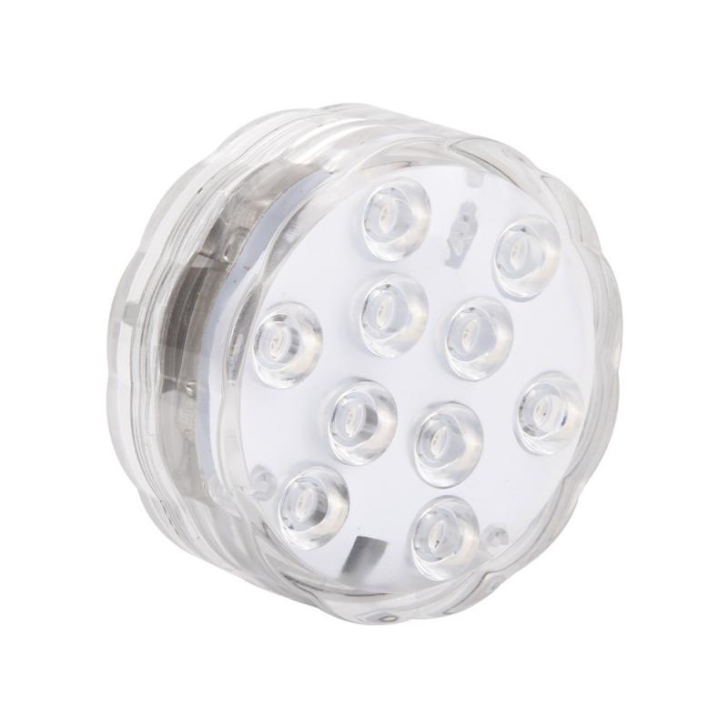 10 LED Remote Control RGB Diving Lights Underwater Night Lights Outdoor Party Garden Swimming Pool Tank Decoration Light