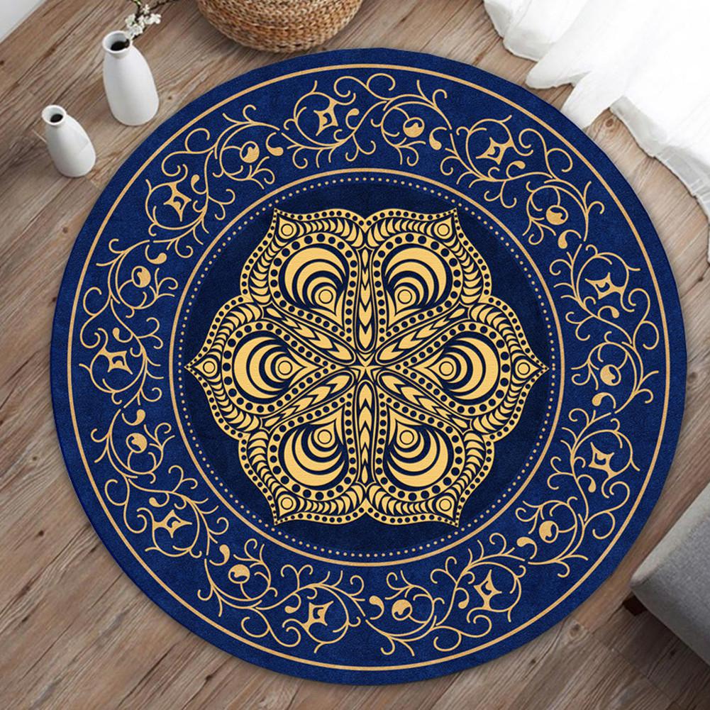 Home Decorative Round Carpet Area Rugs Bedroom Anti-slip Floor Mat 40CM: Style 2