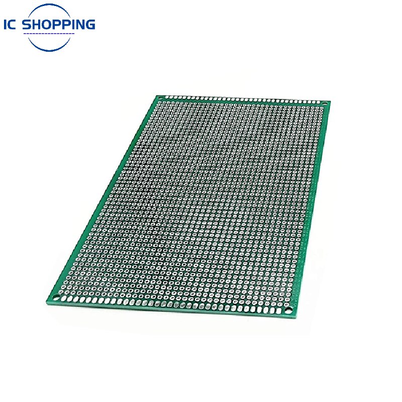 Panneau de bricolage en fibre de verre 2.54mm, 10x15 10x15cm, Prototype Double face PCB étamé, panneau d&#39;expérimentation, trou d&#39;anneau, planche à pain