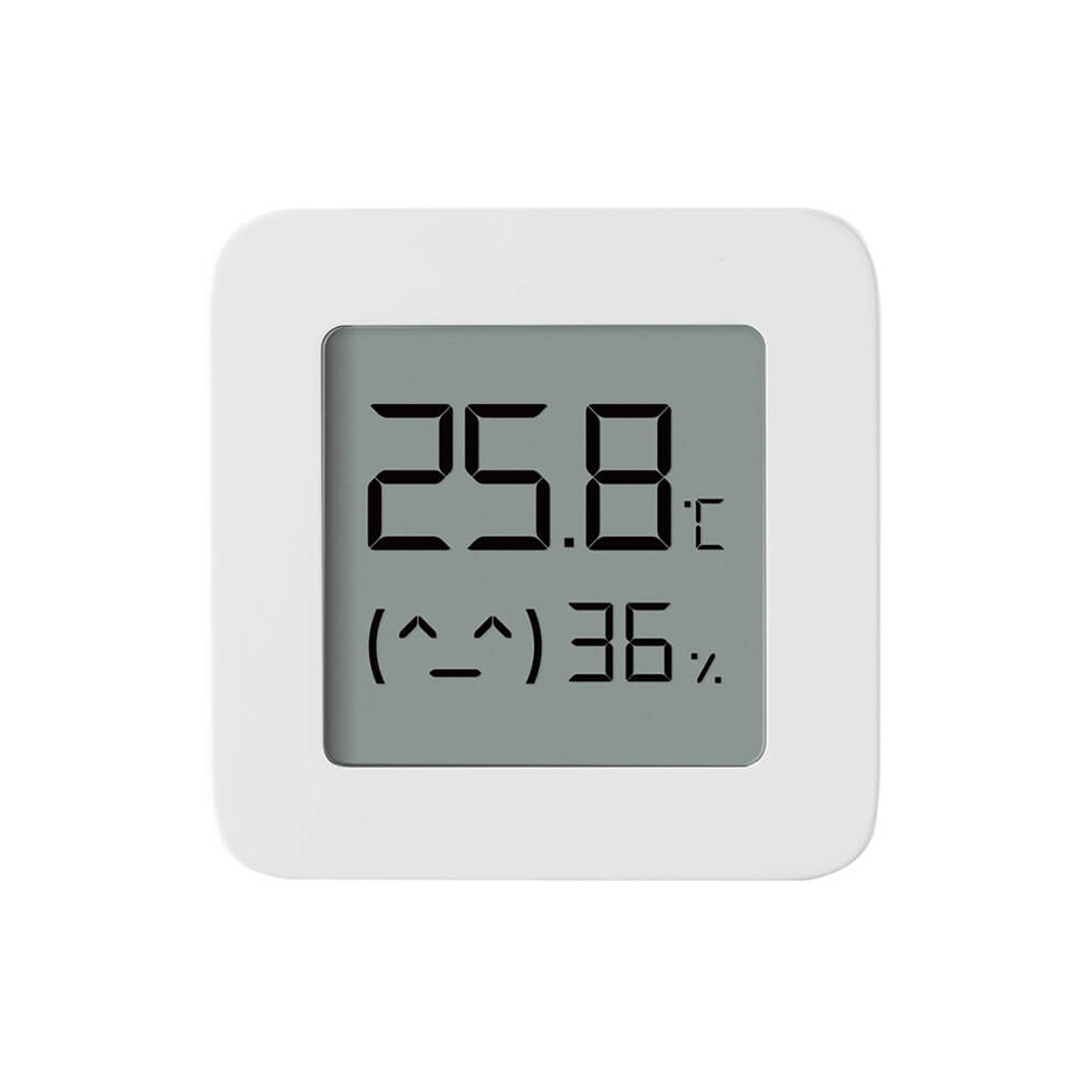 Xiaomi-termómetro Digital inteligente Bluetooth 2, higrómetro eléctrico inalámbrico, Sensor de humedad, funciona con la aplicación Mijia: 1Pc